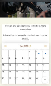 Proston Golf Club - Calendar